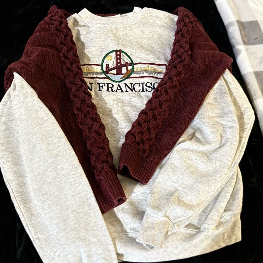 San Francisco Light Gray Crewneck Sweater (NEW FALL COLLECTION)